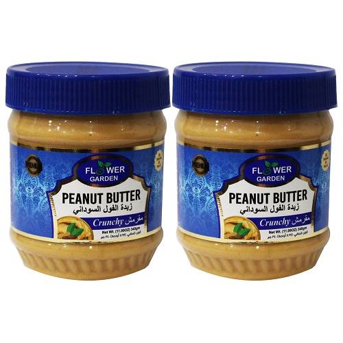 فلاور جاردن زبدة الفول السوداني مقرمش 340جم 2حبة