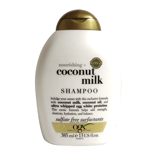 او جي اكس تغذيه+ شامبو بحليب جوز الهند خالي من الكبريتات 385مل