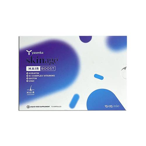 سكن ايدج هيربوست شراب مكمل غذائي للعناية بالشعر 15امبول 25مل
