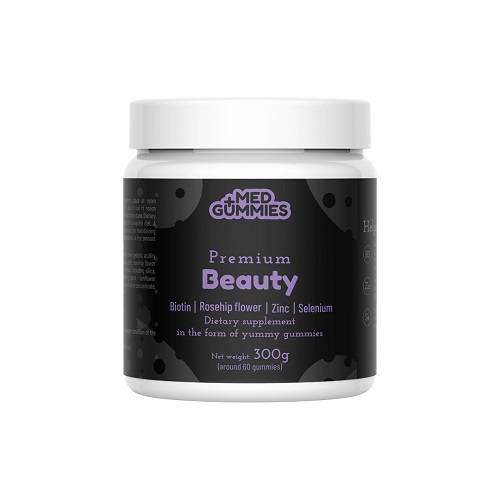 فيت 4 لايف ميد+ جوميز بريميوم بيوتي مكمل غذائي للشعر والاظافر 60حلاو 300جم