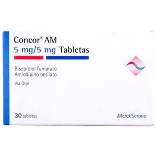 كونكور ايه ام 5مجم/5مجم لعلاج ارتفاع ضغط الدم 30قرص
