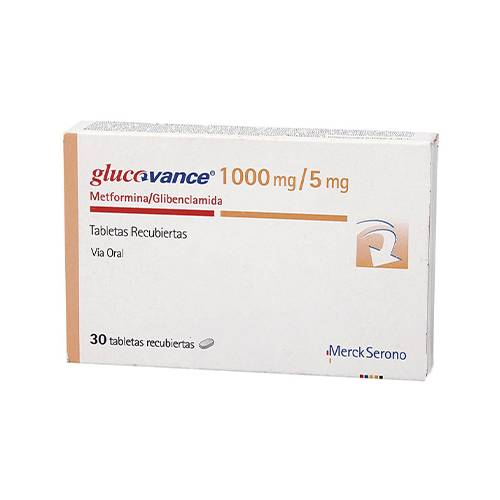 جلوكوفانس 1000مجم/5مجم لضبط مستوى السكر في الدم لمرضى السكري من النوع الثاني 30قرص مغلف