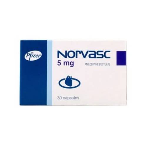 نورفاسك لعلاج ارتفاع ضغط الدم 5مجم 30كبسولة