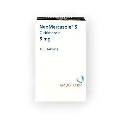 نيوميركازول لعلاج الغدة الدرقية 5مجم 100قرص
