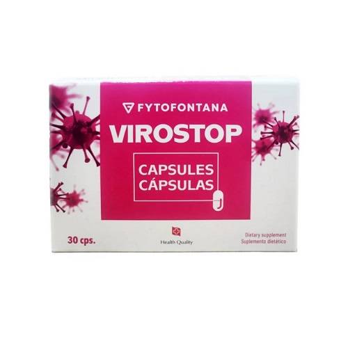 فيتوفونتانا فيروستوب كبسولات لنزلات البرد والانفلونزا وتعزيز المناعة 30كبسولة