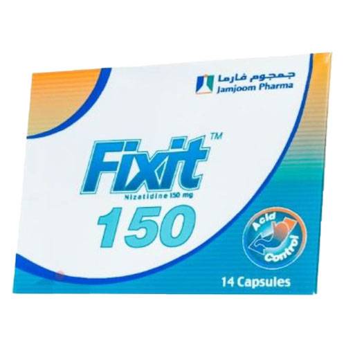 فيكسيت نيزاتيدين 150مجم لعلاج قرحة المعدة 14كبسولة