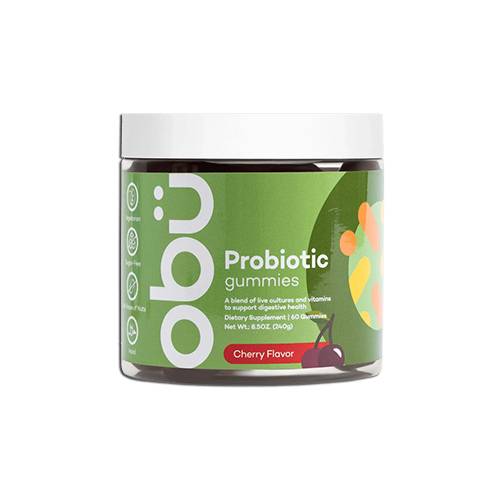 اوبو البروبيوتك بنكهة الكرز يعزز صحة الجهاز الهضمي 60حلاو 240جم