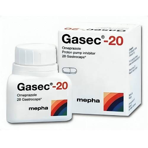ميفا جازيك 20 اوميبرازول لعلاج قرحة المعدة و القولون والحموضة 28كبسولة