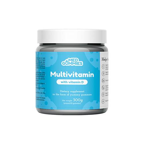 فيت 4 لايف فيتامينات متعددة مع فيتامين د مكمل غذائي 60حلاو 300جم