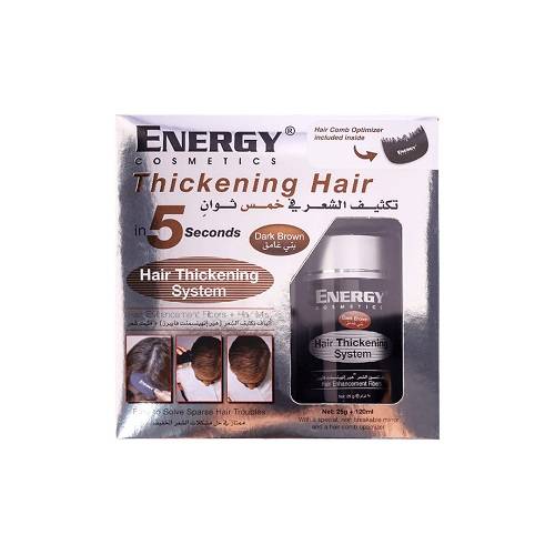 انرجي مكثف للشعر بني