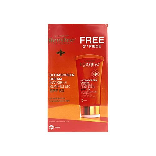 بيزلين كريم واقي من الشمس غير مرئي بمعامل حماية50 للبشرة الحساسة 60مل 1+1