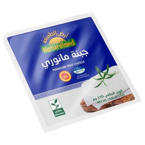 ارض الطبيعة جبنة مانوري العضوية 150جم