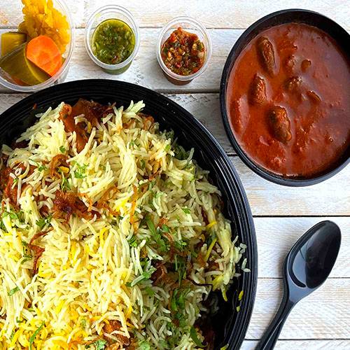 برياني كومار لحم تكفي لشخص واحد