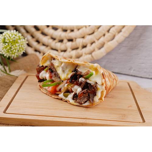 كريب شاورما لحم