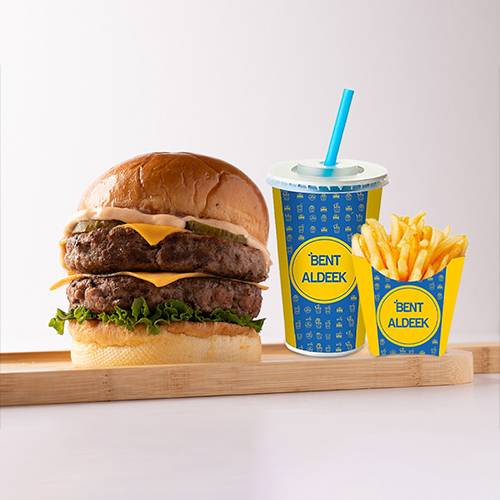 دبل سماش برجر عادي