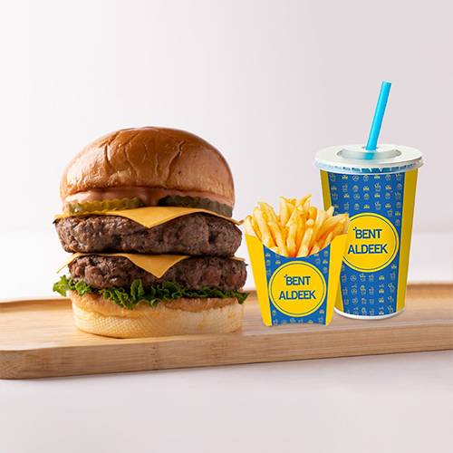 دبل بينك برجر عادي