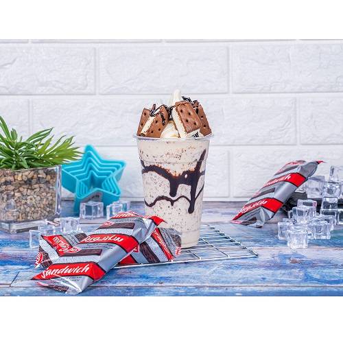 ميلك شيك بارد ساندويتش