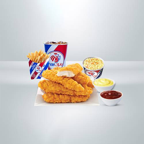 وجبة تشيكن ستريبس 5قطع