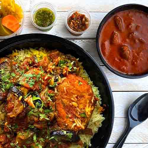 مقلوبة ام رسلان دجاج تكفي 6اشخاص