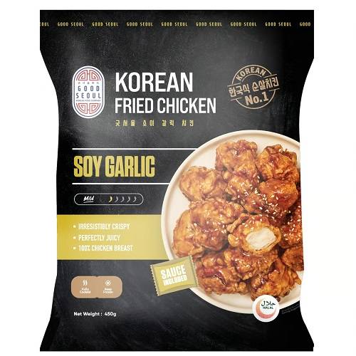 جود سيول دجاج مقلي كوري بصويا الثوم 450جم