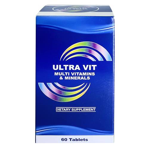 ميجا فارما الترا فيتامينات ومعادن متعددة تدعم الصحة والحيوية 60كبسولة