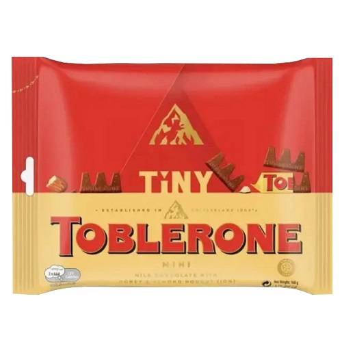 توبليرون شوكولاتة ميني بالحليب 168جم