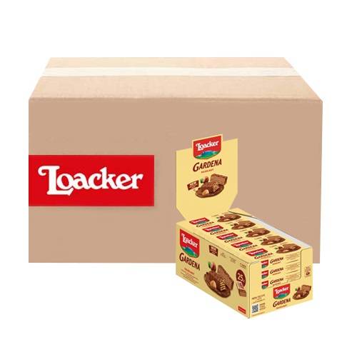 لواكر جاردينا ويفر محشو بكريمة البندق 38جم 25حبة 12باكيت 1كرتون 