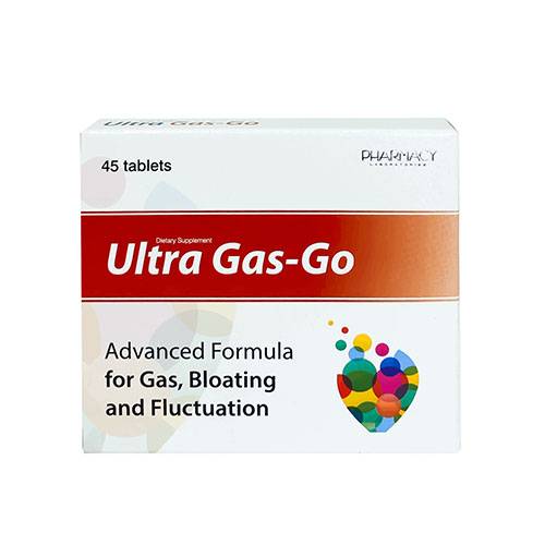 الترا جاز جو تركيبة متقدمة لعلاج الانتفاخ والغازات 45قرص