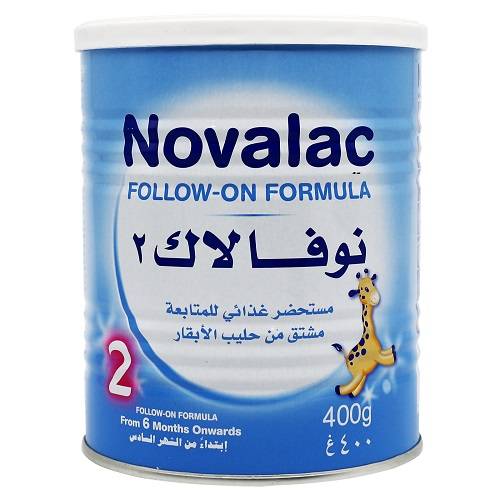 نوفالاك 2 حليب متابعة للاطفال من 6اشهر 400جم