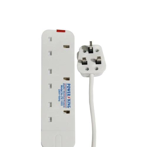 باور كينج مشترك كهرباء 3مخرج 230فولت 3متر