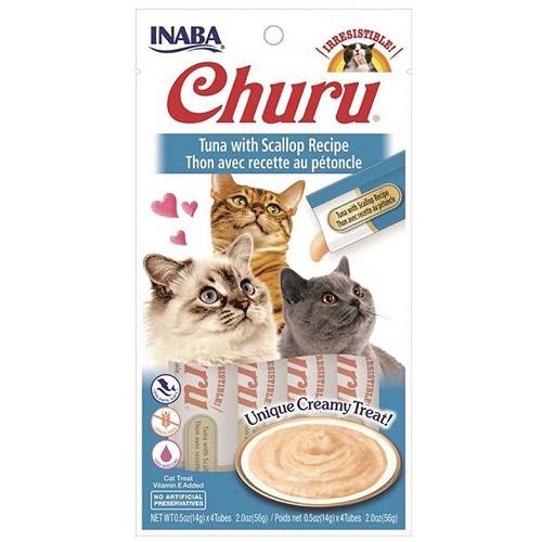 انابا تشورو طعام قطط بنكهة التونة والاسكالوب 56جم