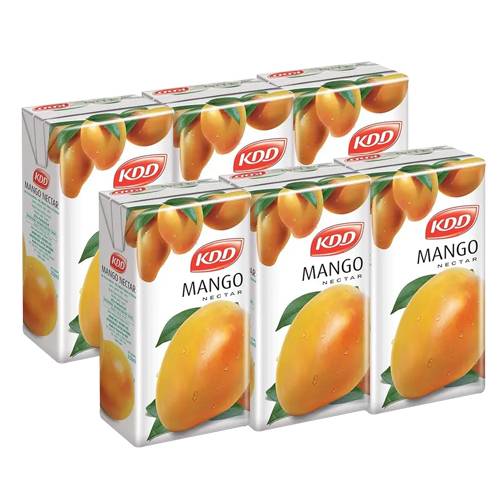 كي دي دي عصير المانجو 250مل 6حبة