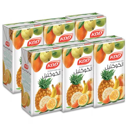 كي دي دي عصير الكوكتيل 250مل 6حبة