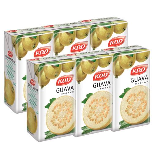 كي دي دي عصير الجوافة 250مل 6حبة