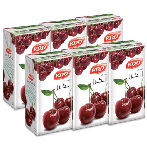 كي دي دي عصير الكرز 250مل 6حبة