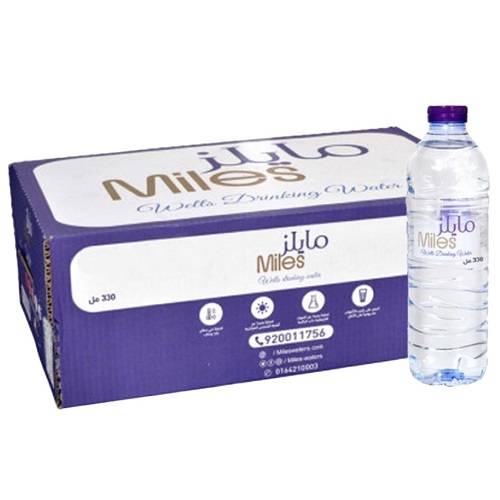 مايلز مياه آبار جوفية 330مل 40حبة