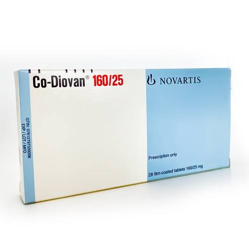 كو ديوفان 160/25مجم للتحكم في ضغط الدم المرتفع 28قرص