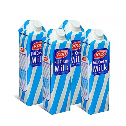 كي دي دي حليب كامل الدسم طويل الامد خالي من اللاكتوز 1لتر 4حبة