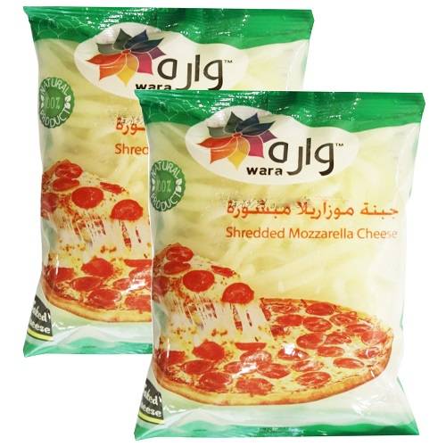 واره جبنة موزاريلا مبشورة 200جم 2حبة