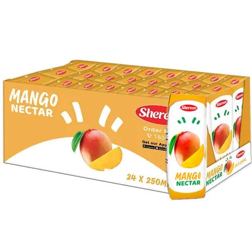 شيرين عصير المانجو نكتار 250مل 24حبة