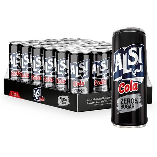 السي كولا مشروب غازي خالي من السكر 250مل 30حبة