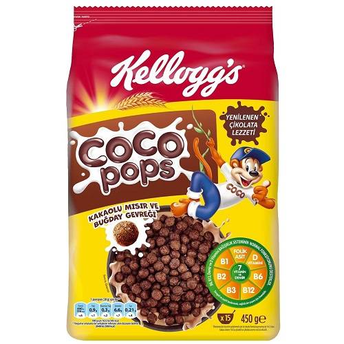 كلوقز كوكو بوبس رقائق قمح مقرمشة بنكهة الشوكولاتة 450جم