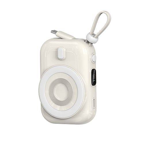 ويوو سنيل مغناطيسي باور بنك 10000مللي امبير ابيض