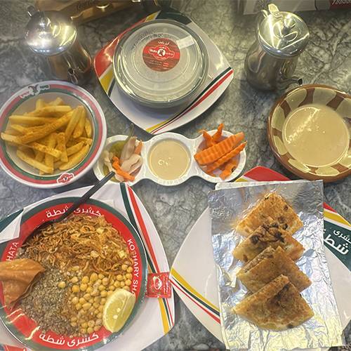 عرض وجبة كشري 2 دينار