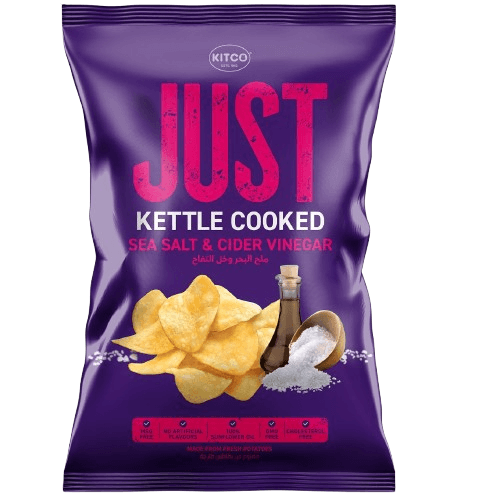 كتكو كيتل كوكيد رقائق شيبس بملح البحر وخل التفاح 40جم
