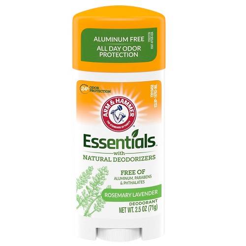 ارم اند هامر اسينشالز جل مزيل عرق مع الروائح الطبيعية النظيفة اكليل الجبل المنعش والخزامي يدوم 24ساعة 71جم