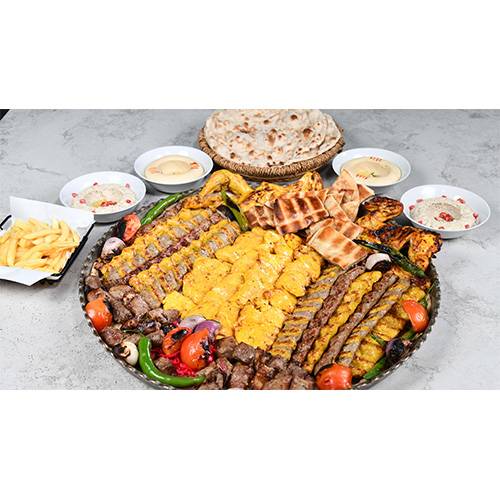 صينية مشاوي مشكلة تكفي 10اشخاص