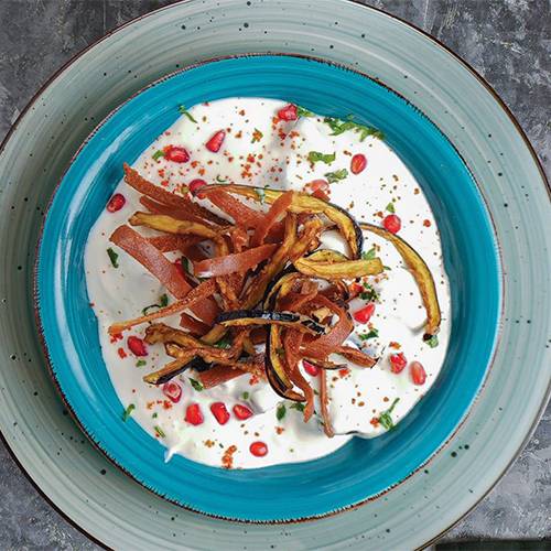 فتة باذنجان