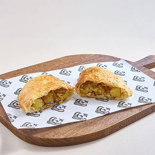 فطائر بطاطس باذنجان مع قرنبيط