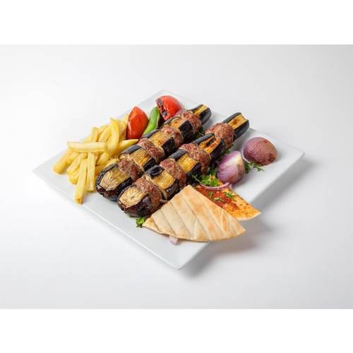 طبق فردي كباب باذنجان